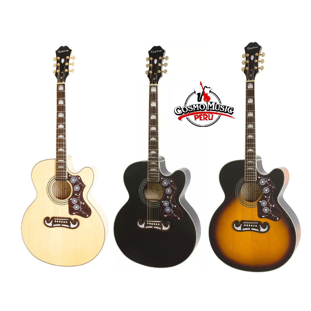 Guitarra Electroacustica EpiPhone Ej200sce-01